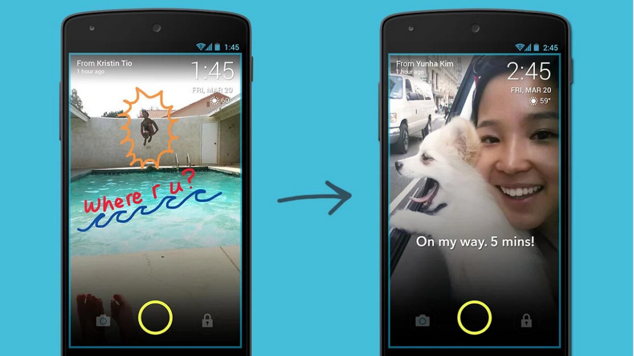 ScreenPop lets you send picture messages straight to your friend’s lockscreen