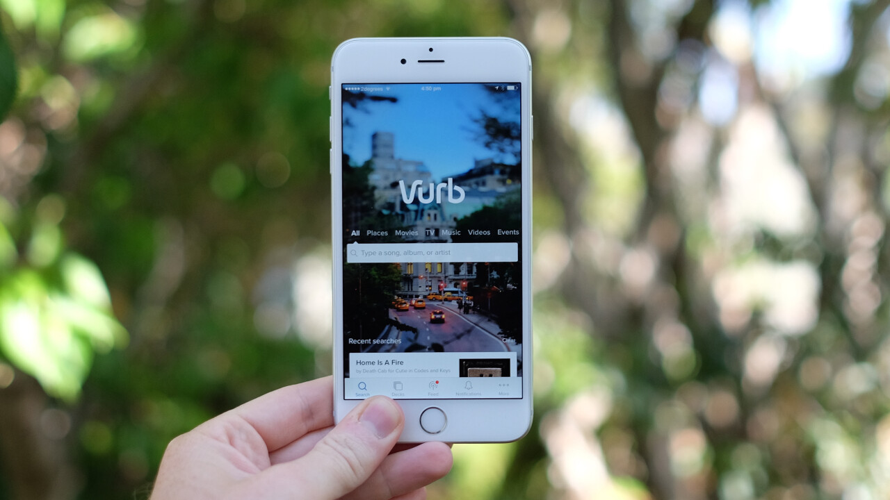 Vurb is a mobile search engine that helps you get things done without jumping between apps