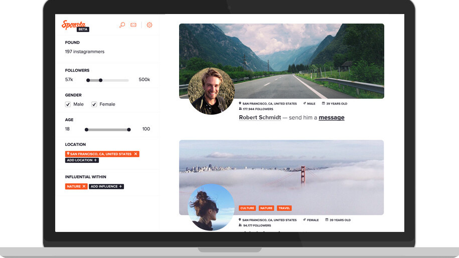 Sponsta helps influential instagrammers partner with brands on their own terms