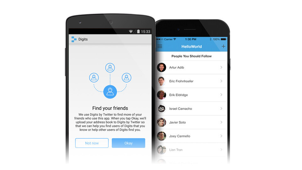 Twitter launches friend-finding and two-factor verification for Digits