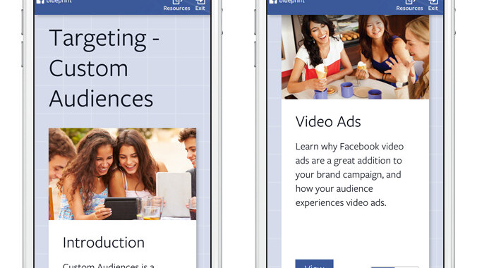 Facebook launches ‘Blueprint’ training and certification program for brands and marketers