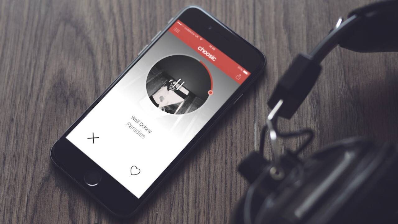 Choosic is quite literally Tinder for tunes