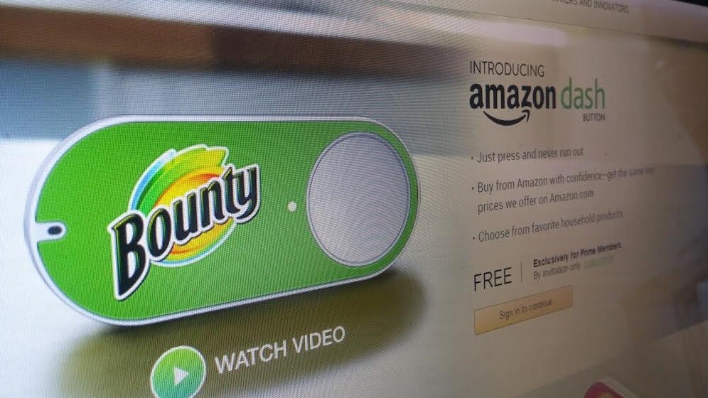 Amazon’s Dash Buttons let you re-order household essentials with virtually no effort