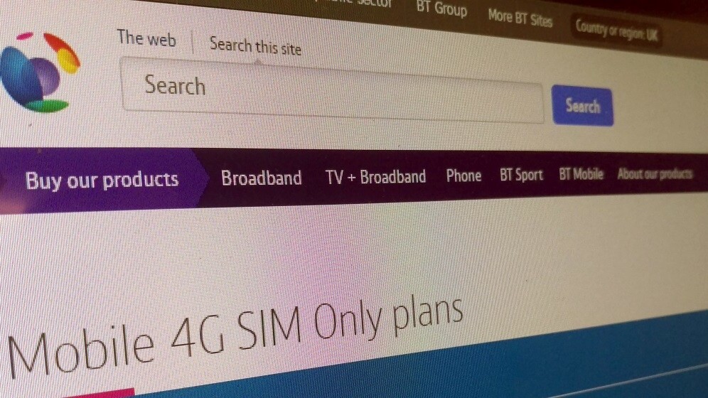 BT returns to the UK mobile market with 3 SIM-only tariffs