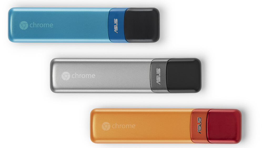 Google launches $100 Chromebit dongle that turns your TV into a Chrome OS computer, shows off flipping Chromebook