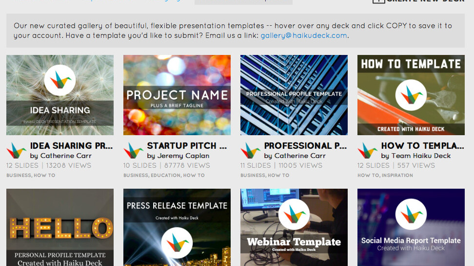Haiku Deck’s new AI tool can automatically generate your next presentation
