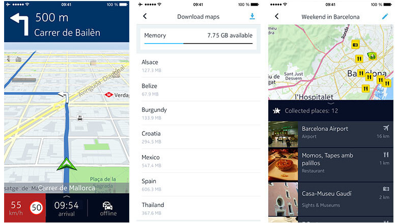 Nokia’s HERE mapping app is back on iOS