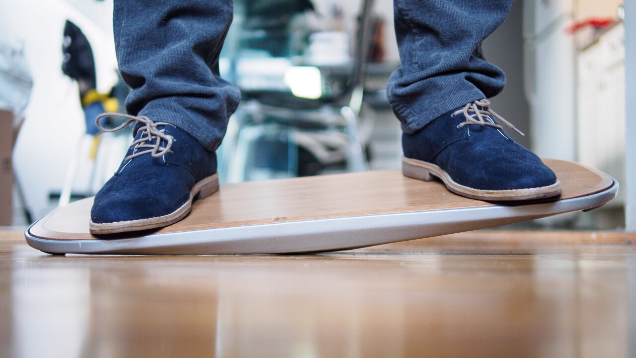 The Level is a balance board for standing desk users, and it’s kind of awesome