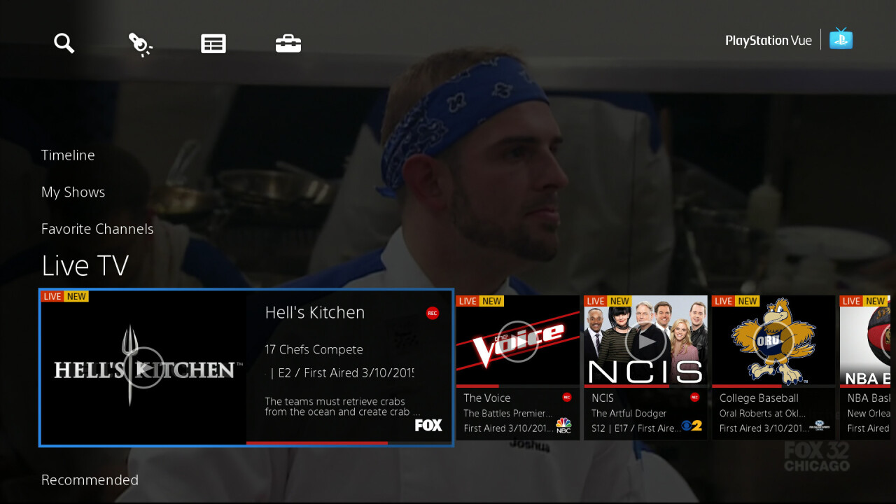 Sony launches PlayStation Vue streaming live TV service in New York, Chicago and Philadelphia