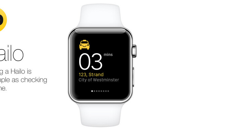 Hailo reveals its Apple Watch app but Uber got stage time at Apple’s event