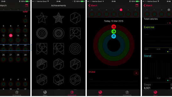 Here’s what the Apple Watch Activity app looks like on iPhone