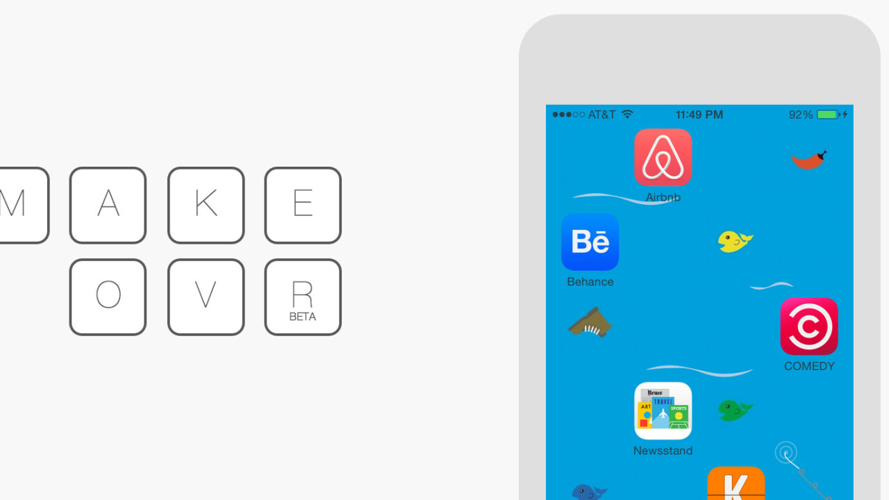 Arrange your iPhone’s icons any way you want with Makeovr