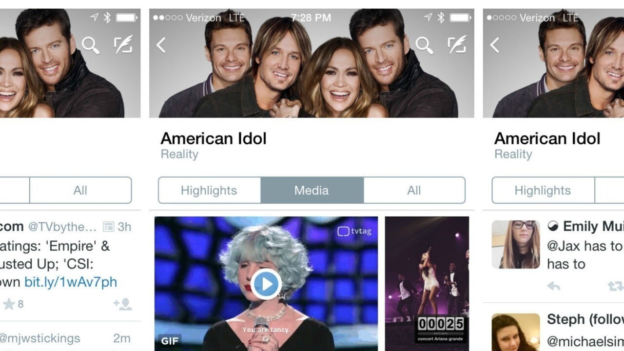 Twitter’s building a second-screen experience for TV shows