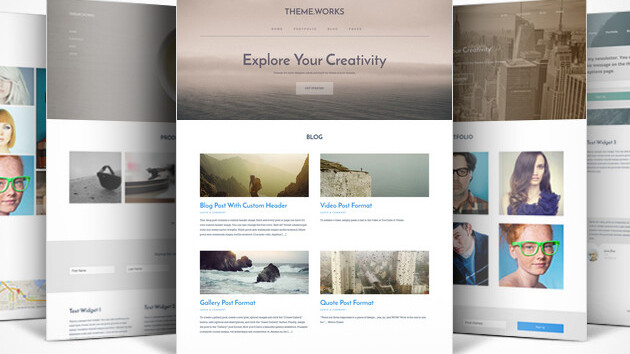 95% off a lifetime subscription to Theme.Works WordPress Builder