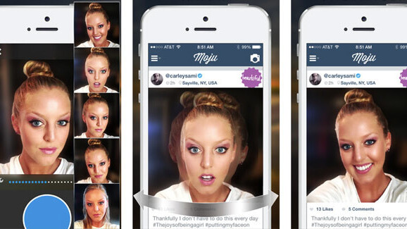 Moju for iOS adds chat and face recognition to its motion-based photo app