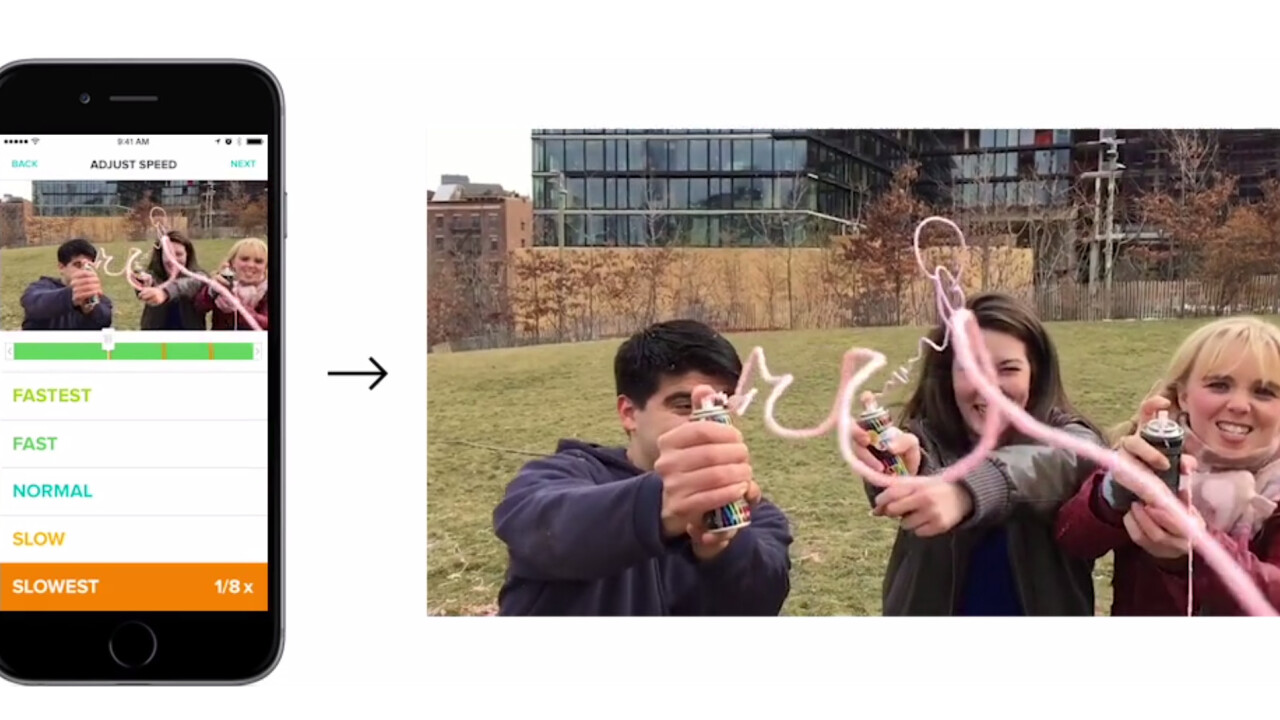 Tempo for iOS lets you combine timelapse and slo-mo effects into one video