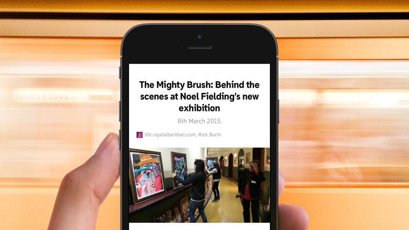 Something for iPhone finds good reads from your Twitter friends — swipe left on what you like