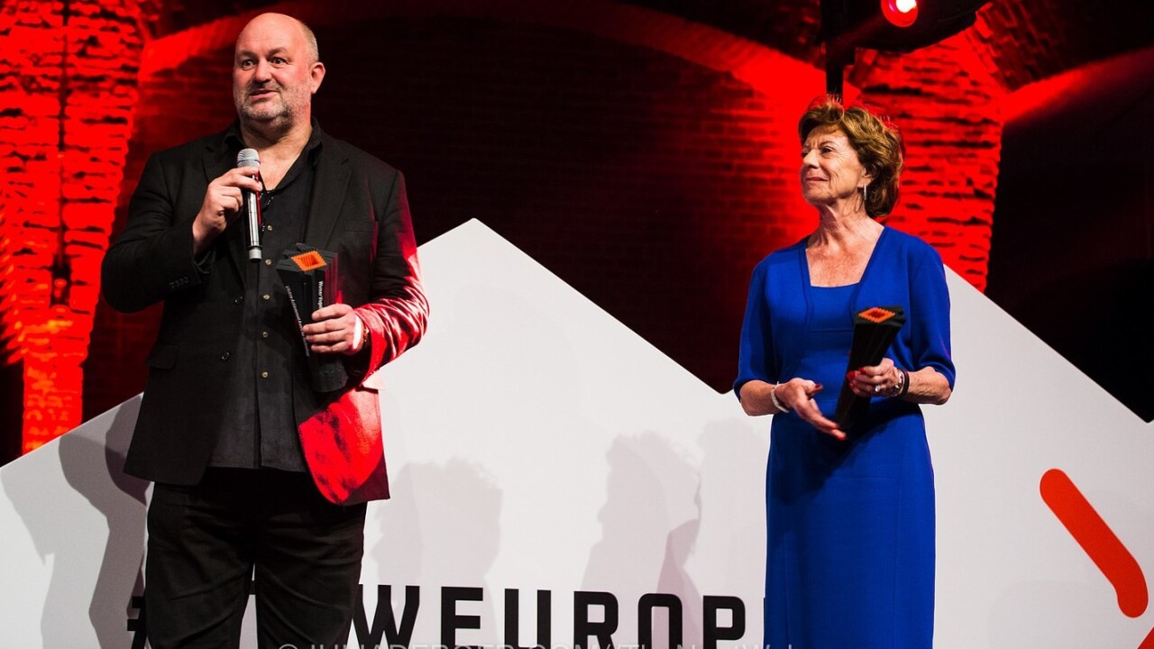 Neelie Kroes and Werner Vogels honored with lifetime achievement awards at TNW Europe Conference