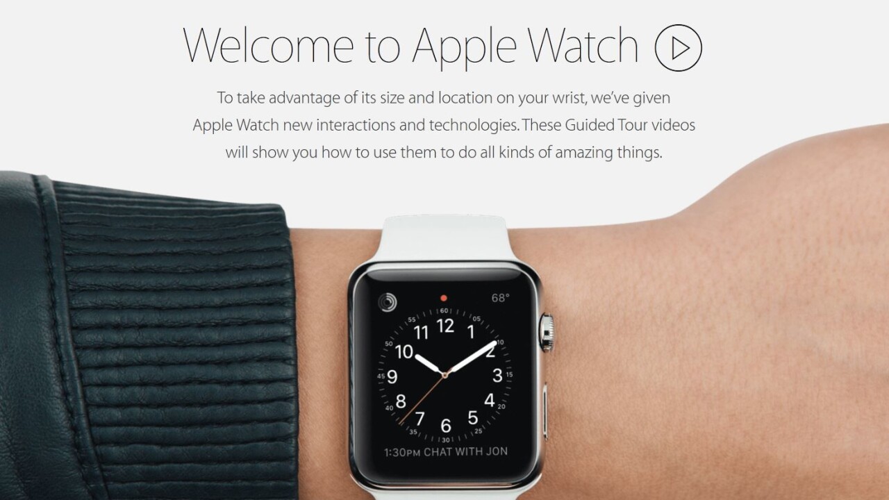 Apple kicks off the Apple Watch learning curve with guided tour videos