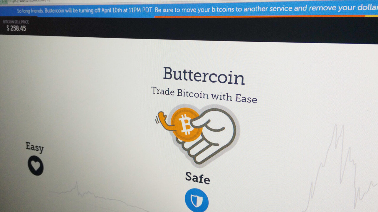 Google Ventures-backed Bitcoin trading site Buttercoin is shutting down this week