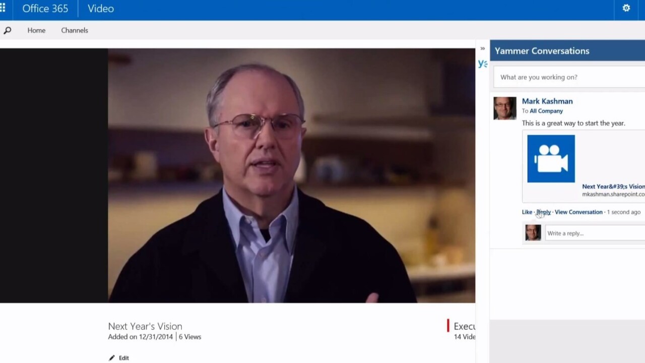 Microsoft rolls out Office 365 Video for better internal communications on desktop and mobile