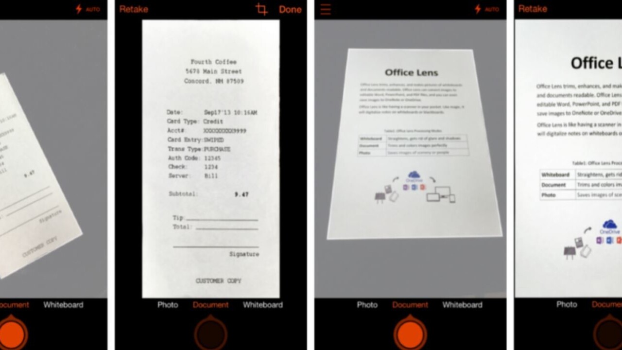Microsoft’s Lens app that converts paper files into editable documents comes to iOS and Android
