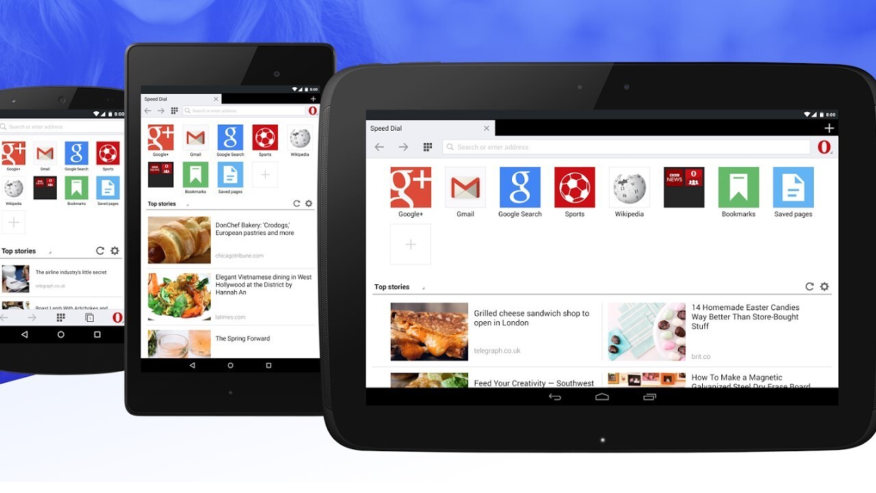 Opera Mini for Android just got a lot better on larger devices