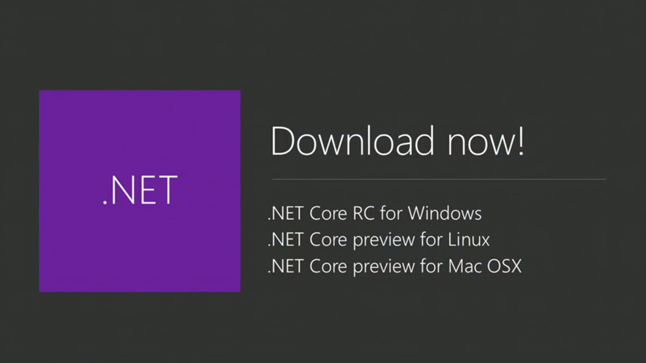 Microsoft .NET core preview is now available for Mac and Linux