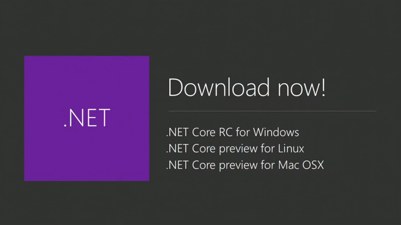 Microsoft .NET core preview is now available for Mac and Linux