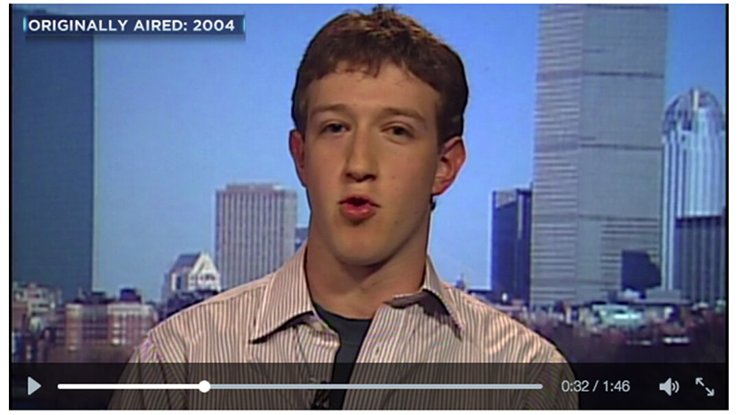 A young Mark Zuckerberg talks about some social network