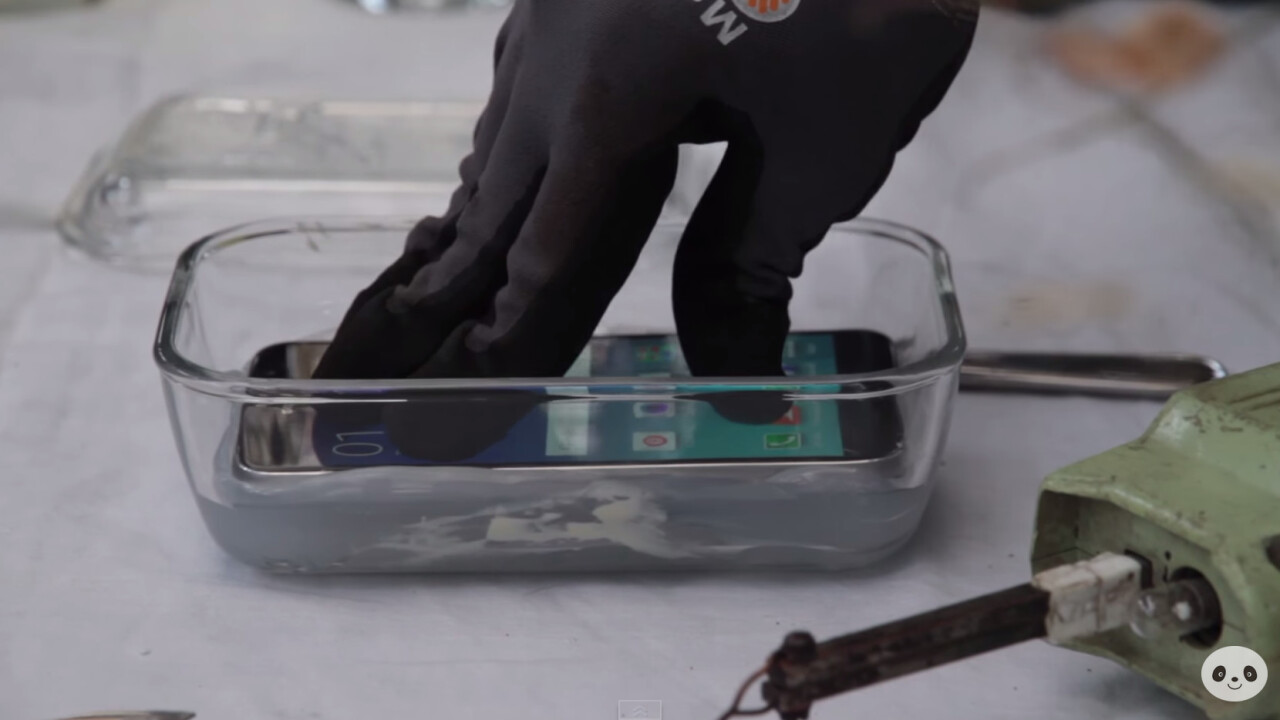 DIY waterproof your Samsung Galaxy S6 by encasing it in silicone because why not