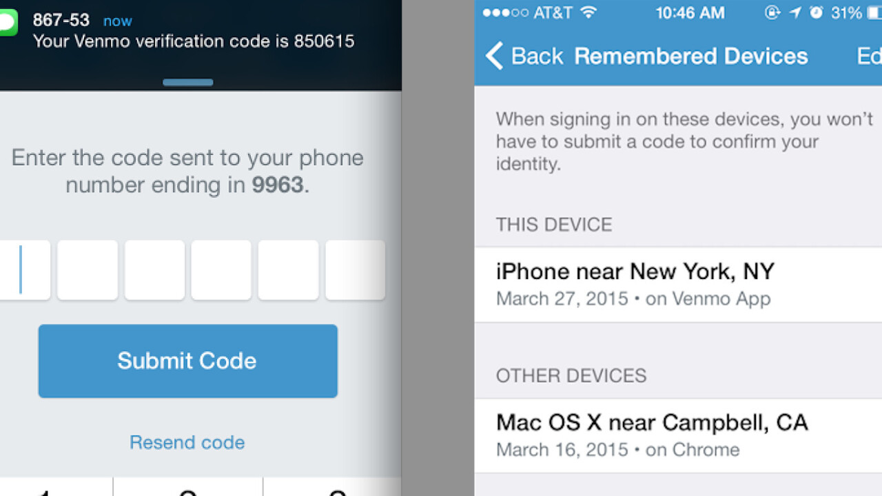 Venmo finally gets two-factor authentication for iOS, Android and the Web