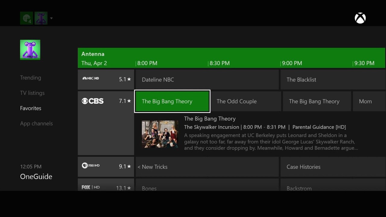 Xbox One can now tune in to over-the-air live TV for users in US and Canada
