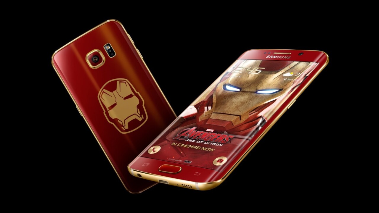Marvel at Samsung’s Galaxy S6 Edge Iron Man Limited Edition phone