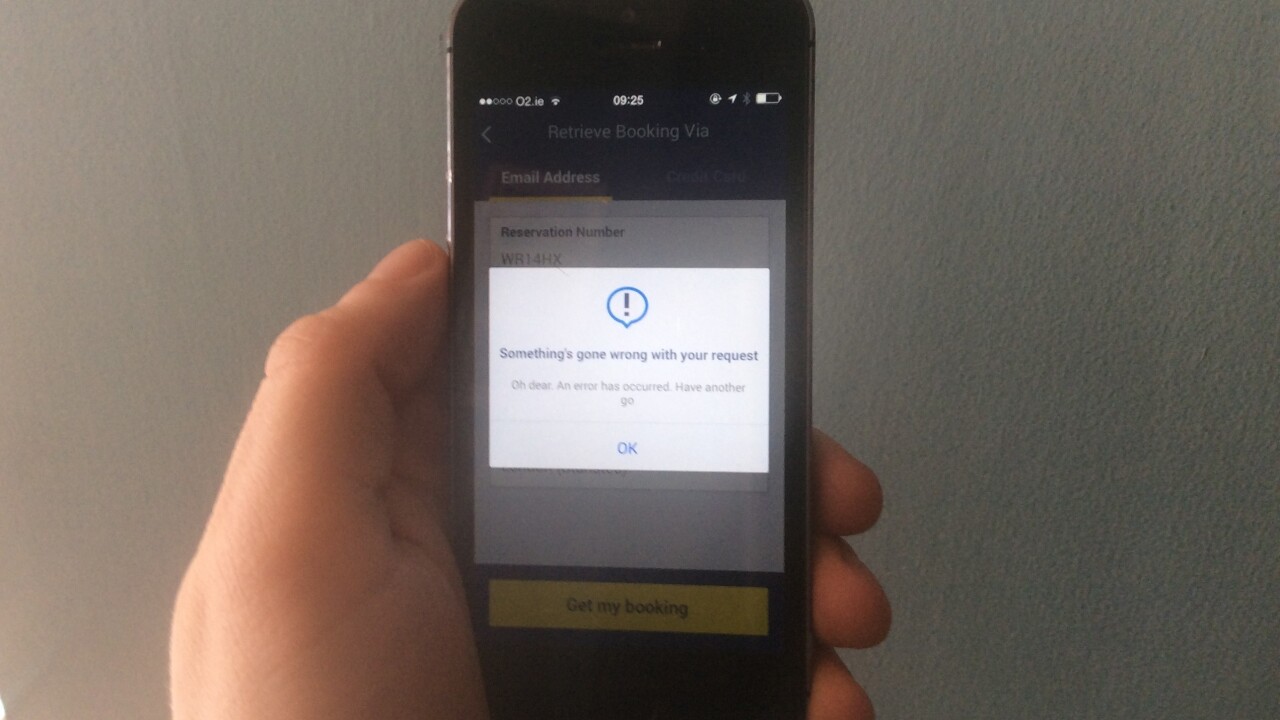 Ryanair’s app shows why ‘friendly’ error messages suck
