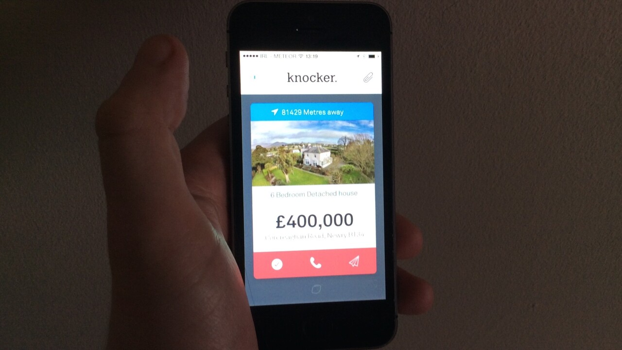 Knocker is Tinder for finding UK property… No wait, that’s a good thing