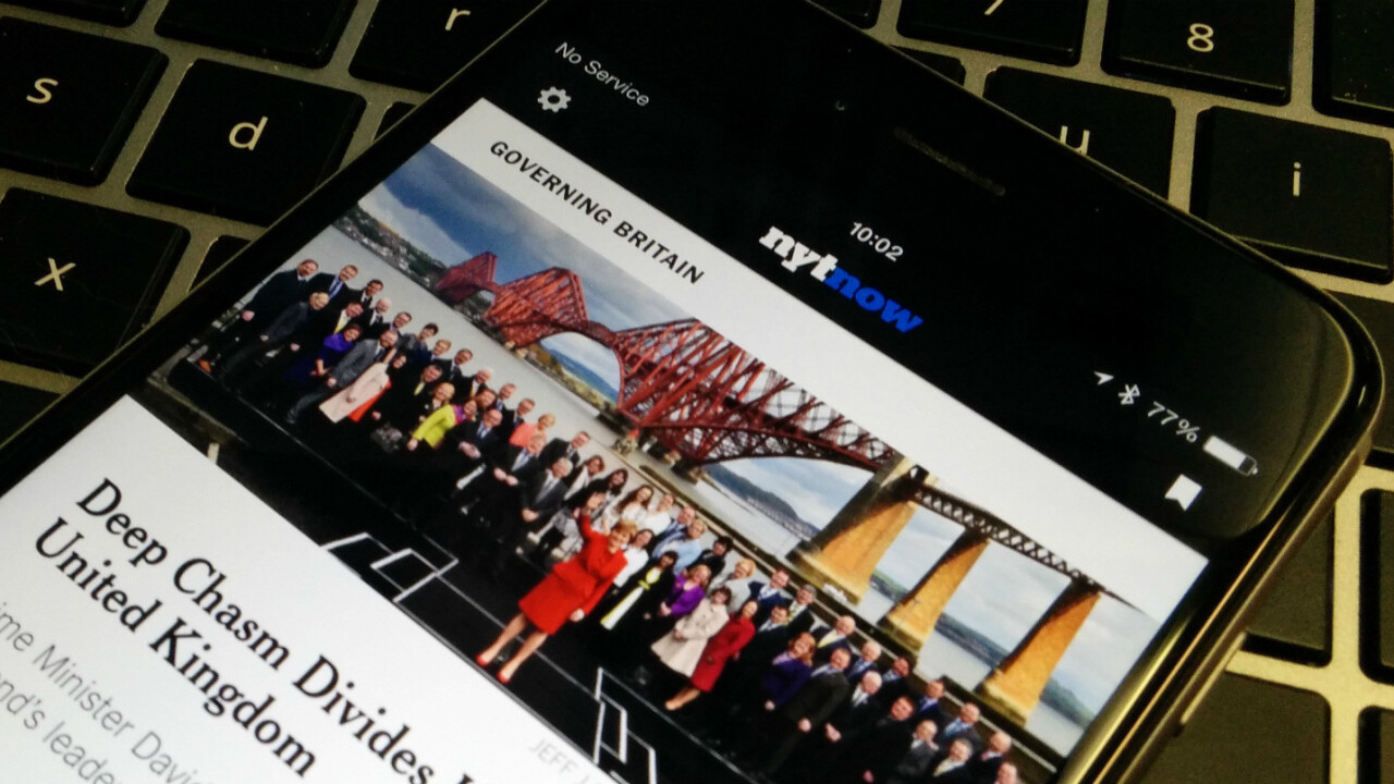 The New York Times reboots NYT Now as a free app with a new look