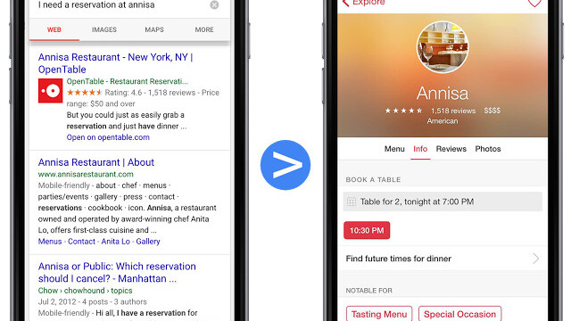 Google Search on mobile now prompts you to install iOS apps and surfaces content within them