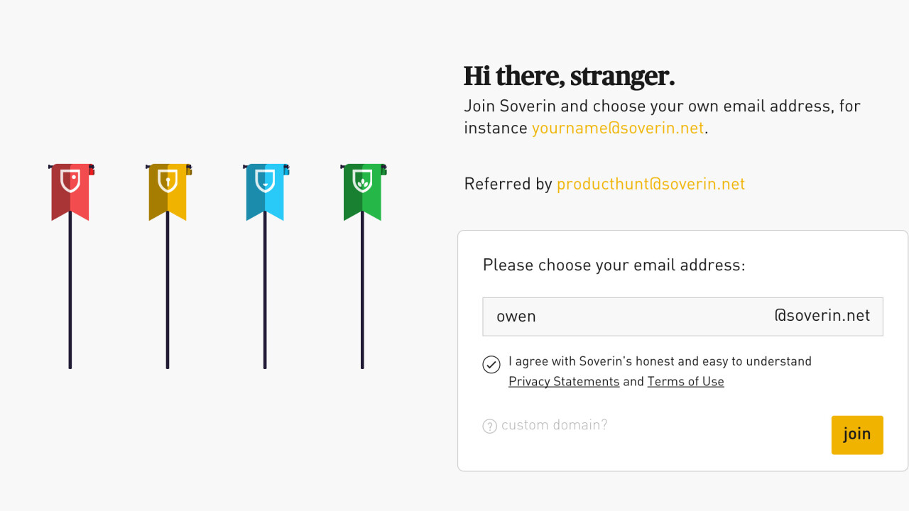 Soverin is an email service that promises not to sell your data