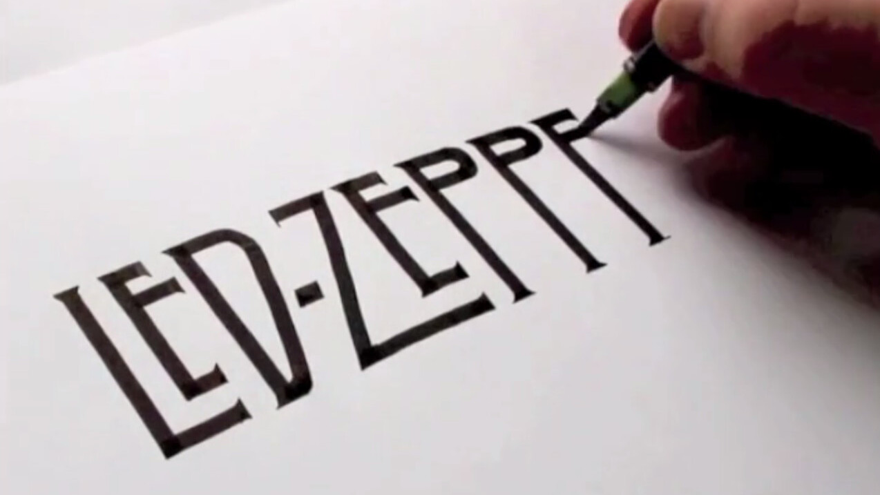 Watch this artist draw famous logos by hand