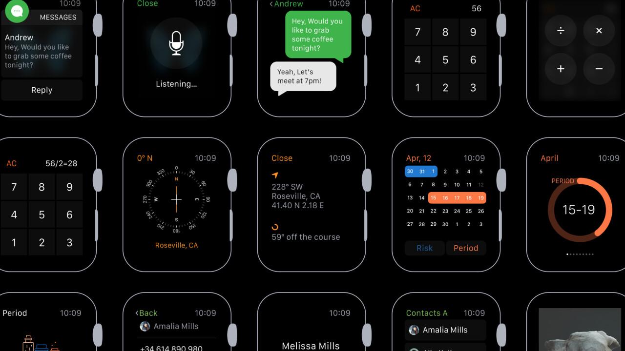 Planning an Apple Watch app? Here’s a UI kit in PSD and Sketch format