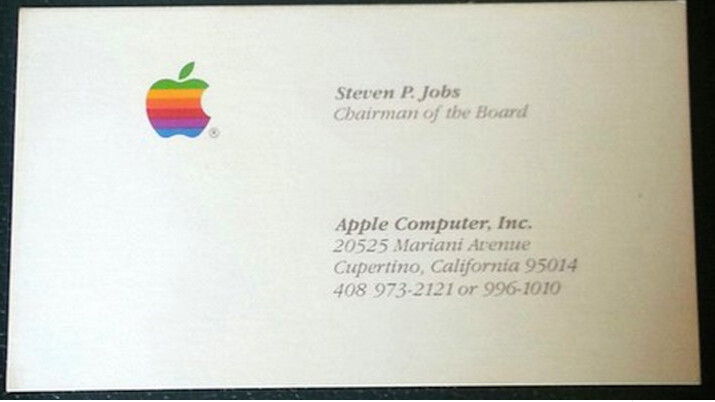 This guy spent $10,000+ on Steve Jobs’ old business cards to promote his app