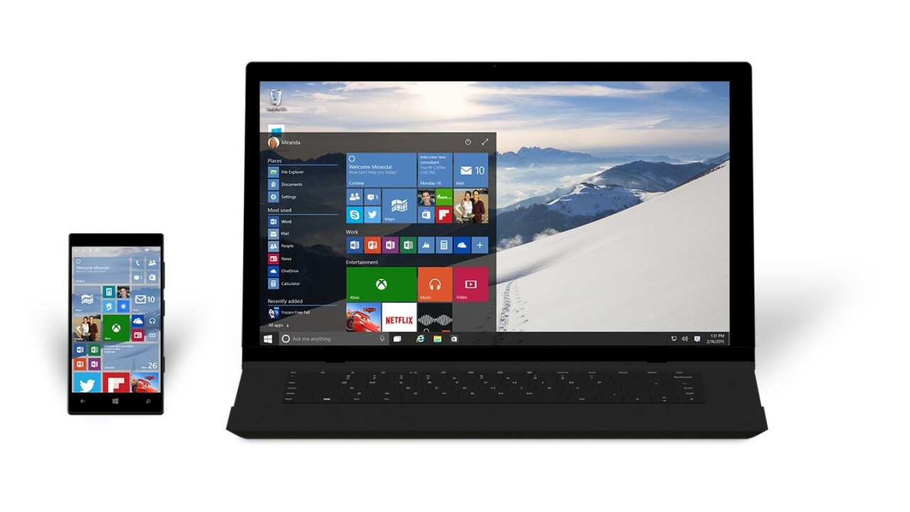 Windows 10 will be available on July 29