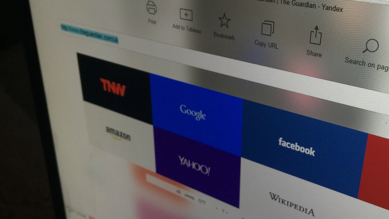 Yandex’s browser enters beta, with a strong focus on privacy outside Russia