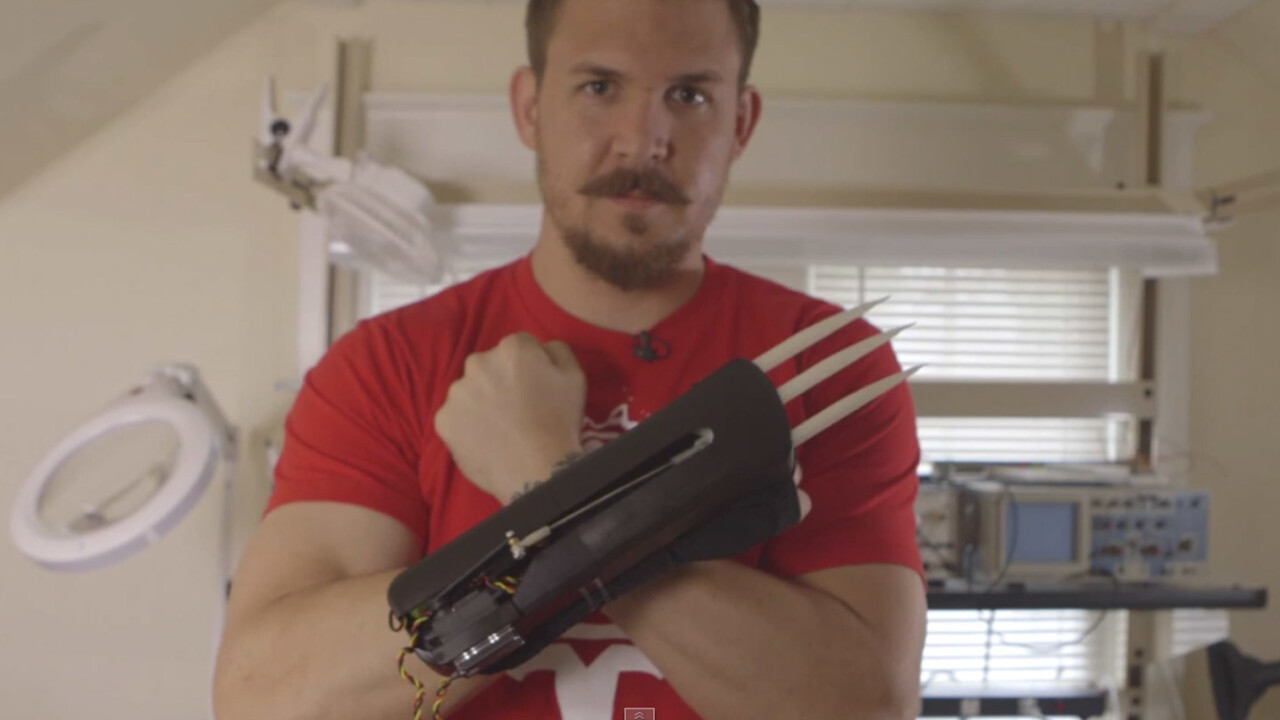 Here’s how to DIY muscle-activated bionic claws that let you flex like Wolverine