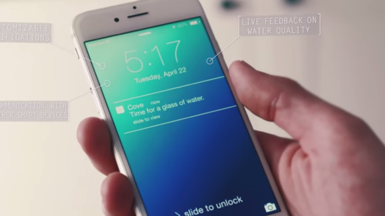 This smart water filter will send you push notifications to stop being so thirsty