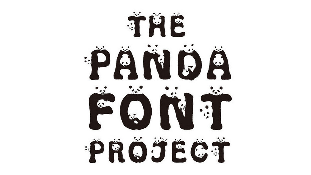 New Panda font is designed to help protect beloved animals