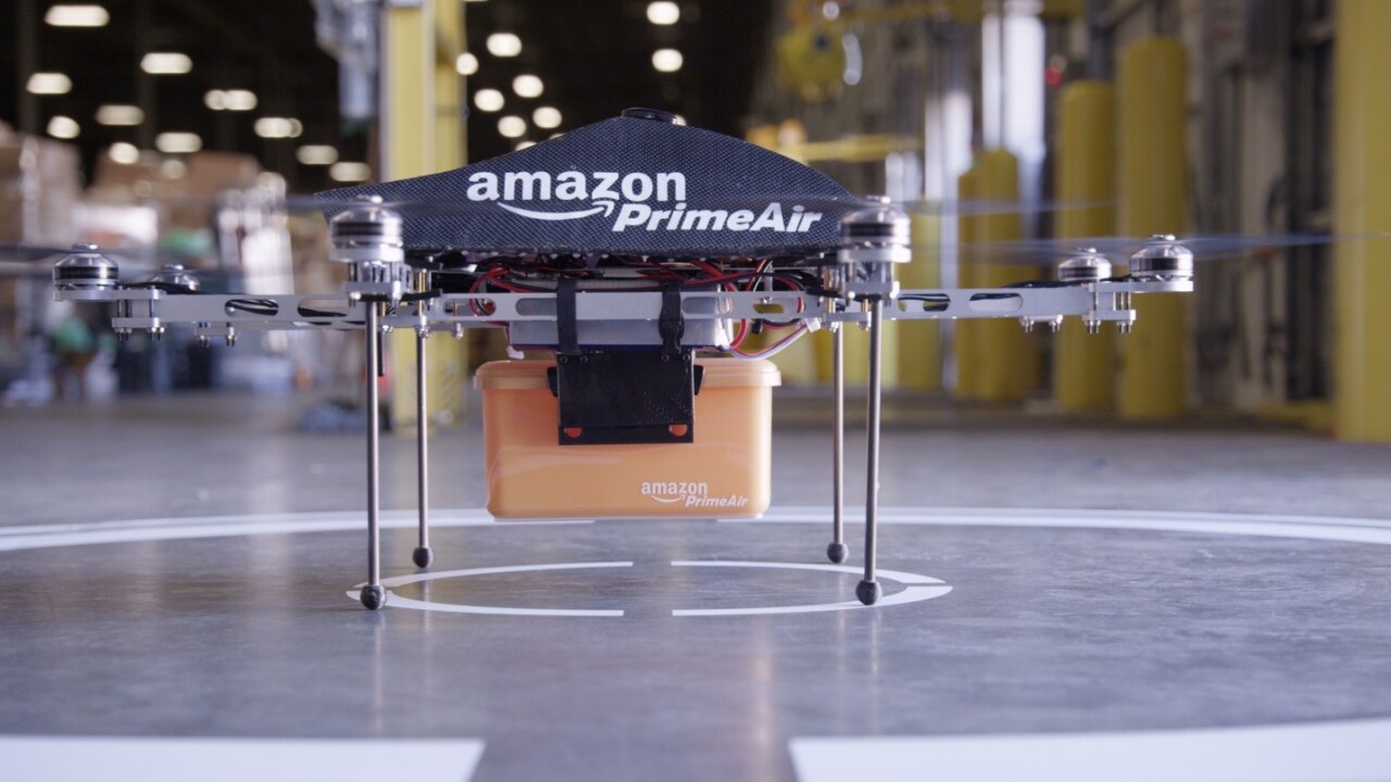 Amazon’s delivery drones might stalk you to make a drop-off