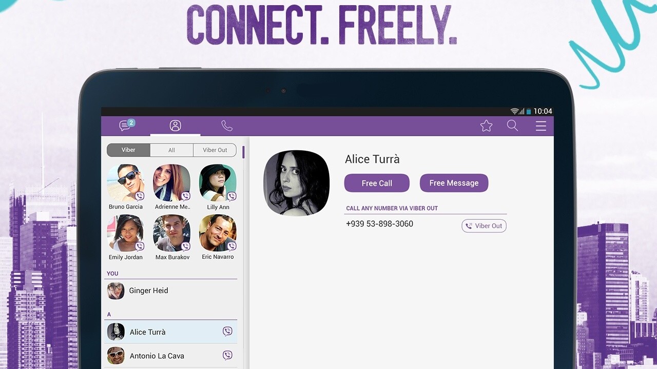 Viber online chat
