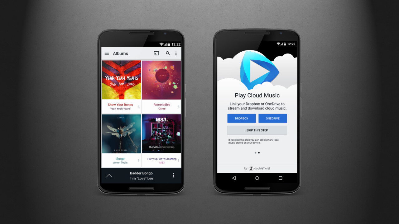 DoubleTwist’s CloudPlayer for Android streams music from all your online storage